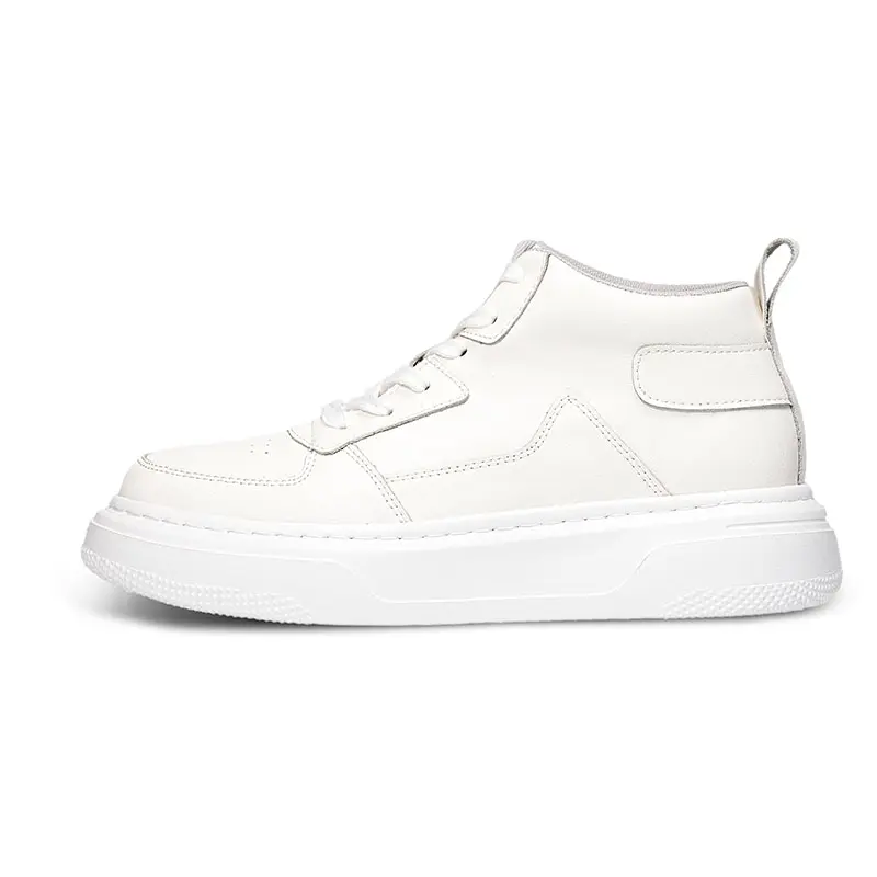 

PAIBLOKS Высокие повседневные кроссовки унисекс с амортизацией, увеличенной высотой, устойчивостью к истиранию и скольжению, белые, цвет White