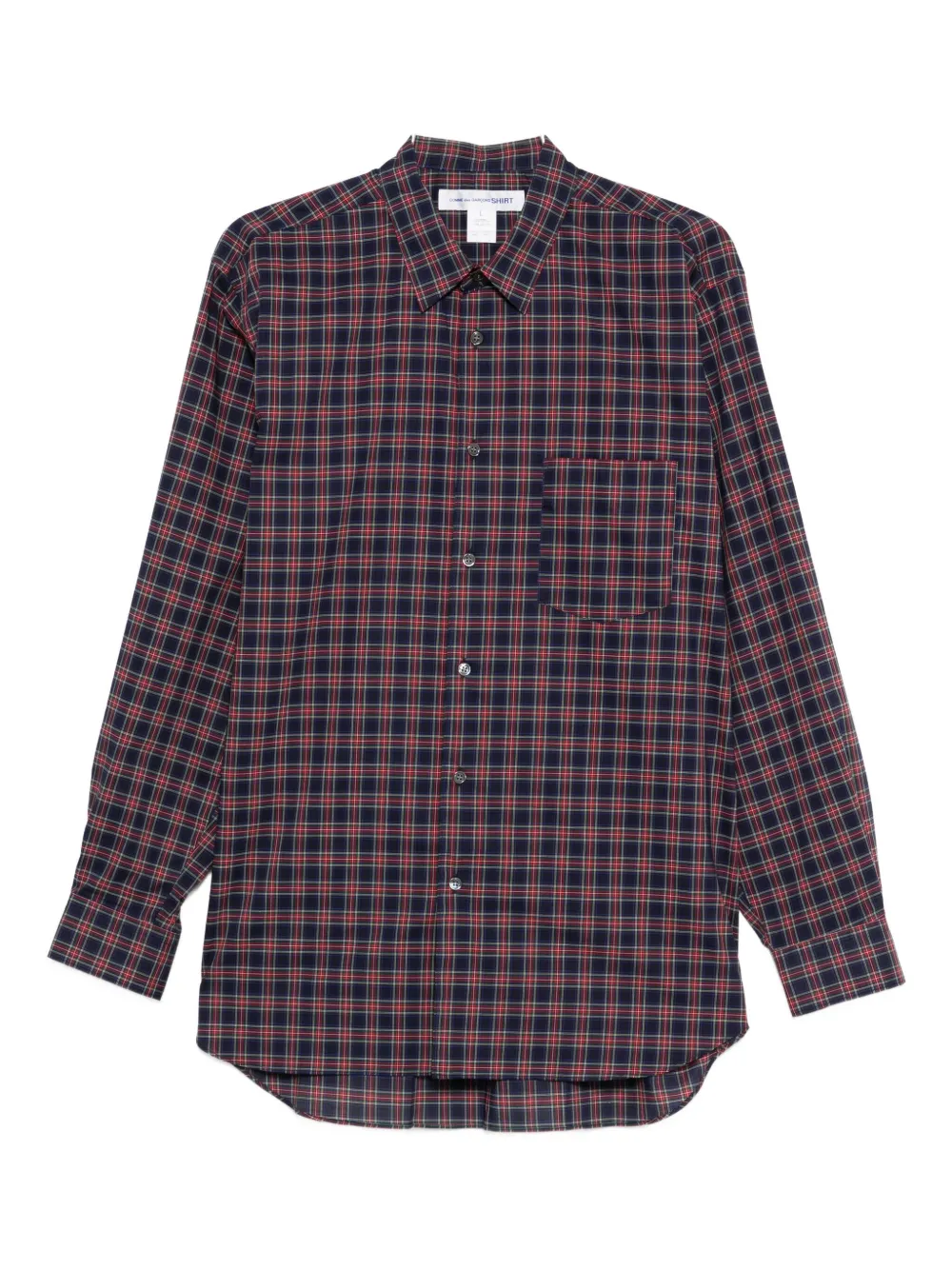 

Рубашка в клетку Comme Des Garçons Shirt, синий