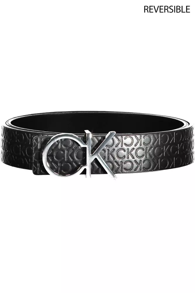 

Черный кожаный женский ремень Calvin Klein