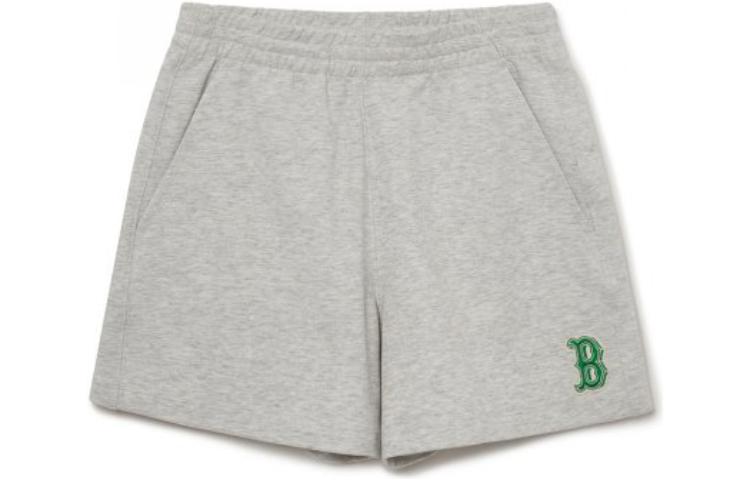 

Футболка женская спортивные шорты светлый серый меланж MLB