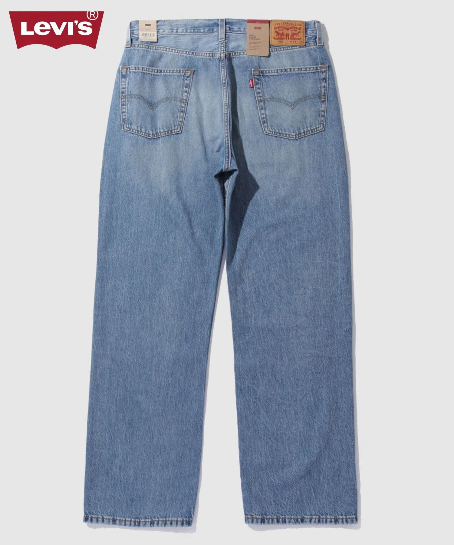 [Levi's] 565 Свободные прямые мужские джинсы