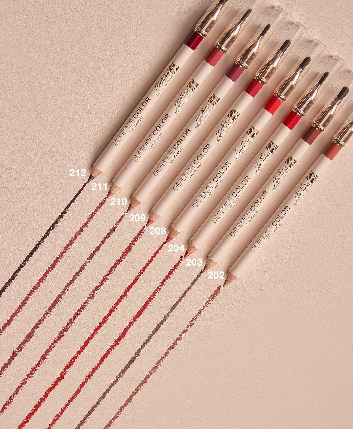 Карандаш для губ Defence Colour Lip Design Lip Liner 203 Noisette Bionike — фото 2