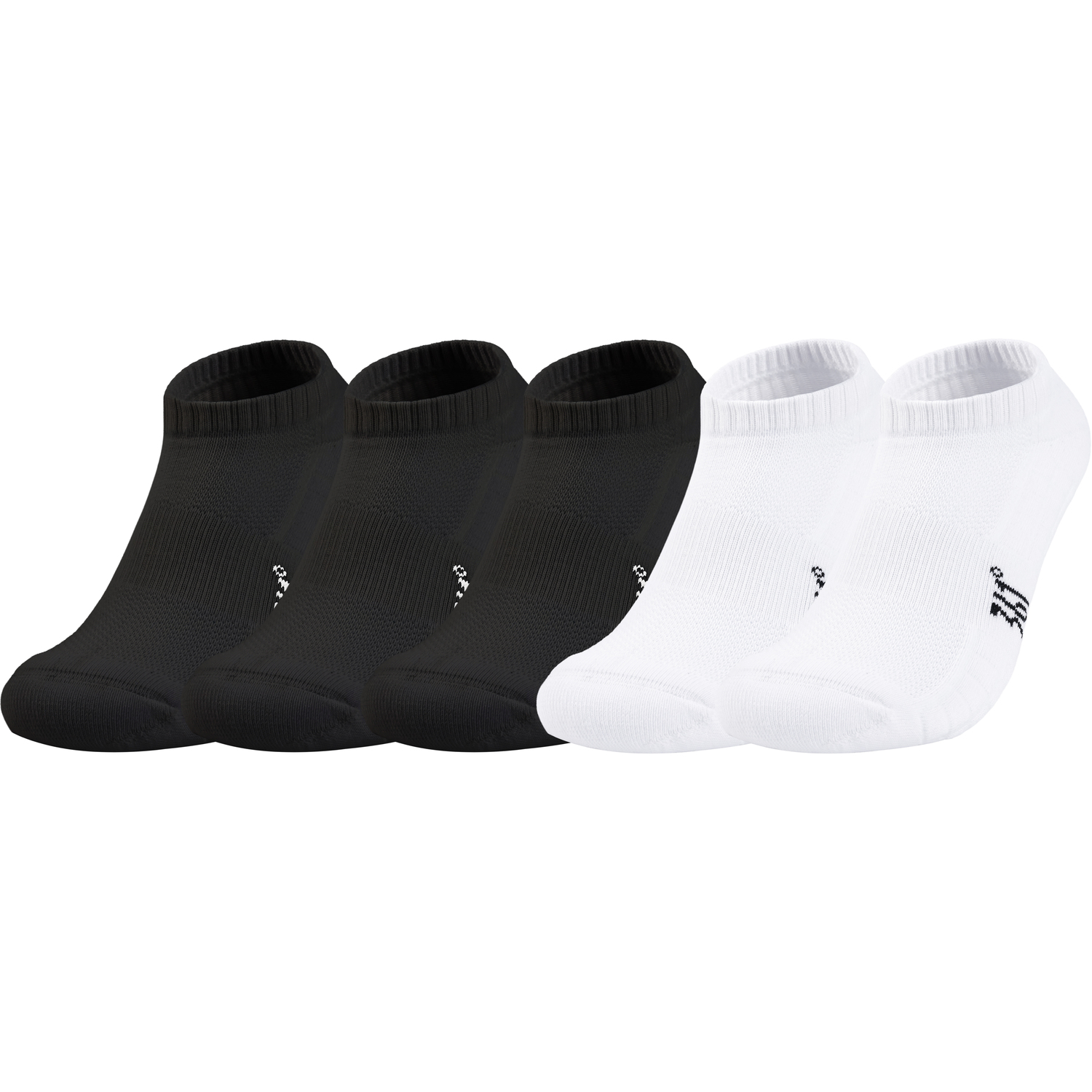 

Набор носков No Show Unisex 361°, 5 pack (черный 3+белый 2)