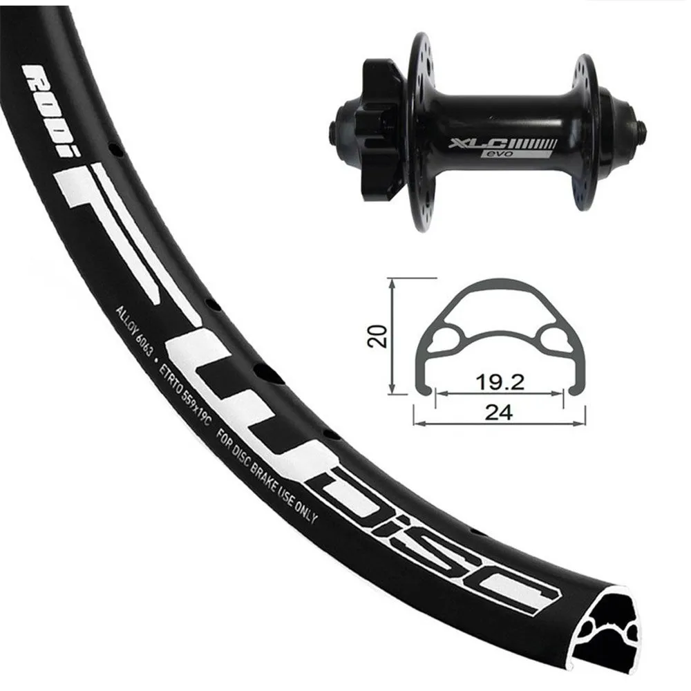 

Переднее колесо XLC Rodi A05 EVO 24´´ 6B Disc MTB, черный