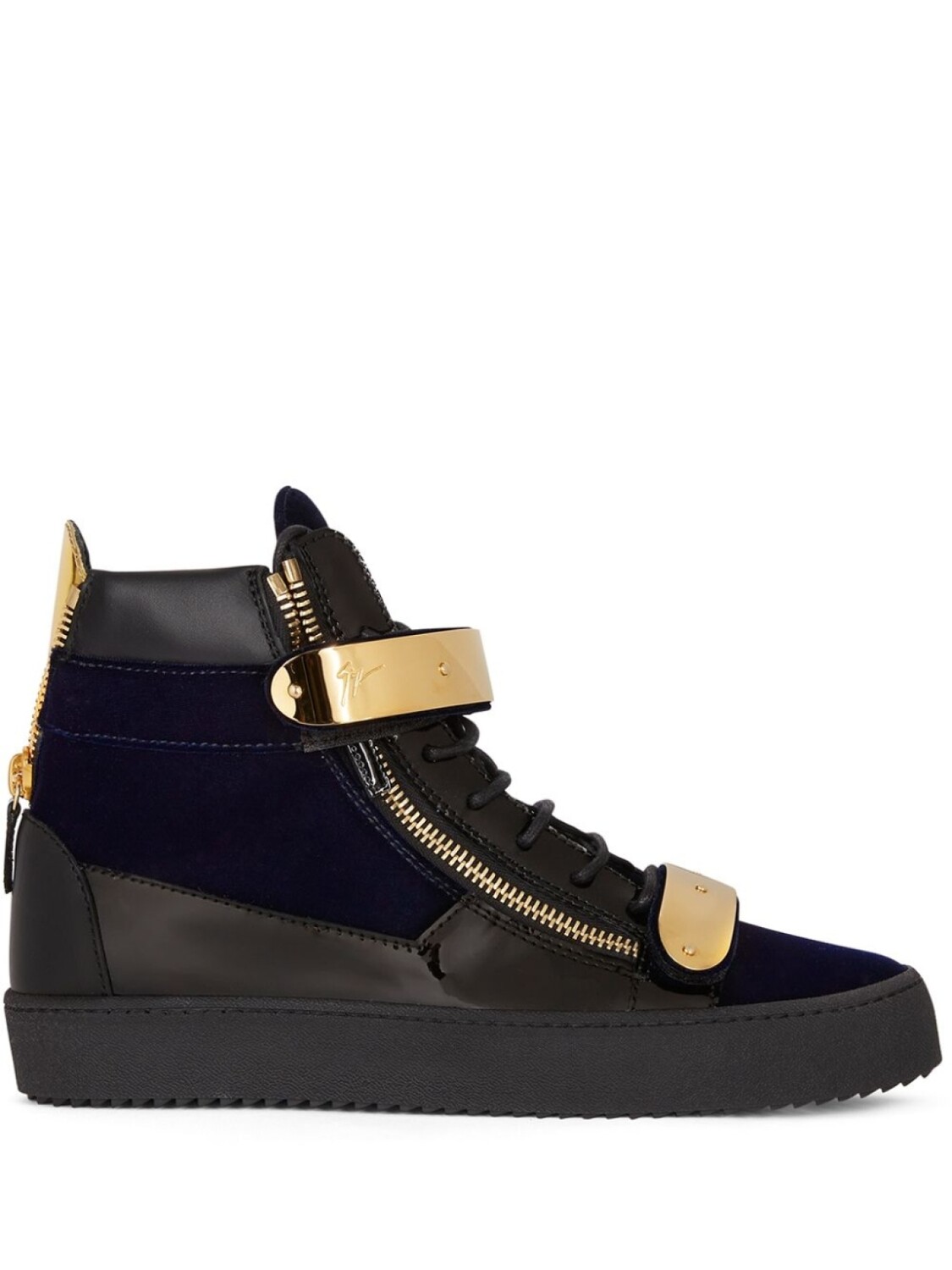 

Giuseppe Zanotti высокие кеды Coby, синий