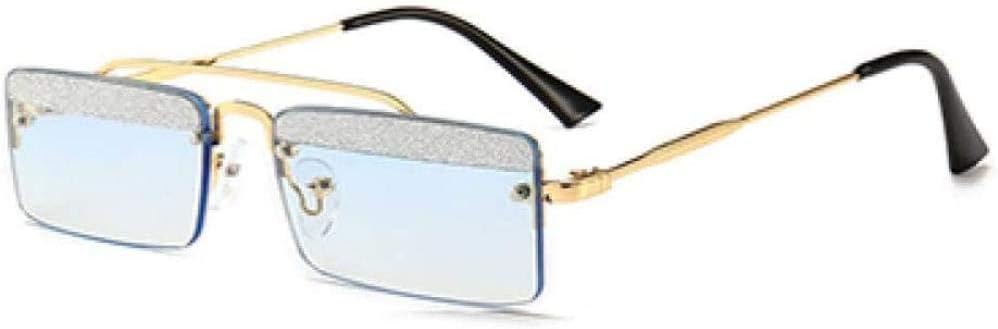 

Поляризованные солнцезащитные очки, солнцезащитные очки с блестками, женские винтажные квадратные солнцезащитные очки с защитой от УФ-излучения (UV400), черные очки HUABDVCT, Blue