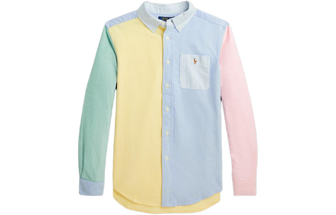 

Рубашка SS24 разноцветная детская Polo Ralph Lauren, мультиколор