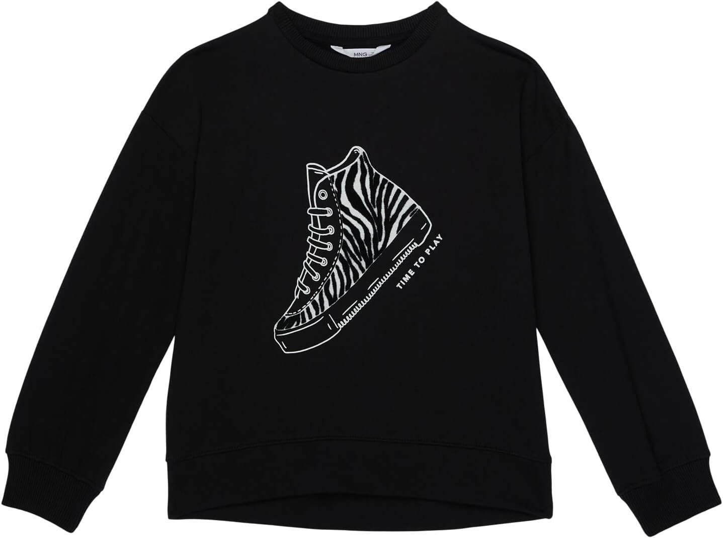 

Толстовка Mango Dublini Sweatshirt, черный