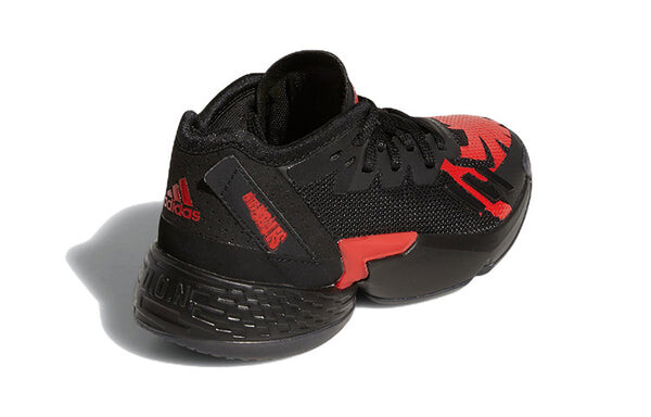 Кроссовки marvel x d.o.n. issue #4 little 'spider-man: miles morales' Adidas, черный — фото 4