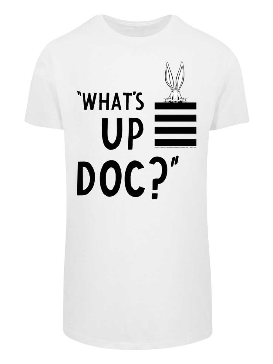 

Рубашка F4NT4STIC Looney Tunes Bugs Bunny Whats Up Doc, белый