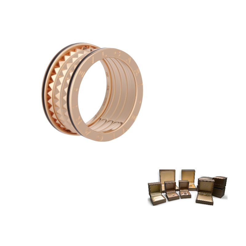 

BVLGARI Кольцо B.Zero1 из розового золота 18 карат унисекс