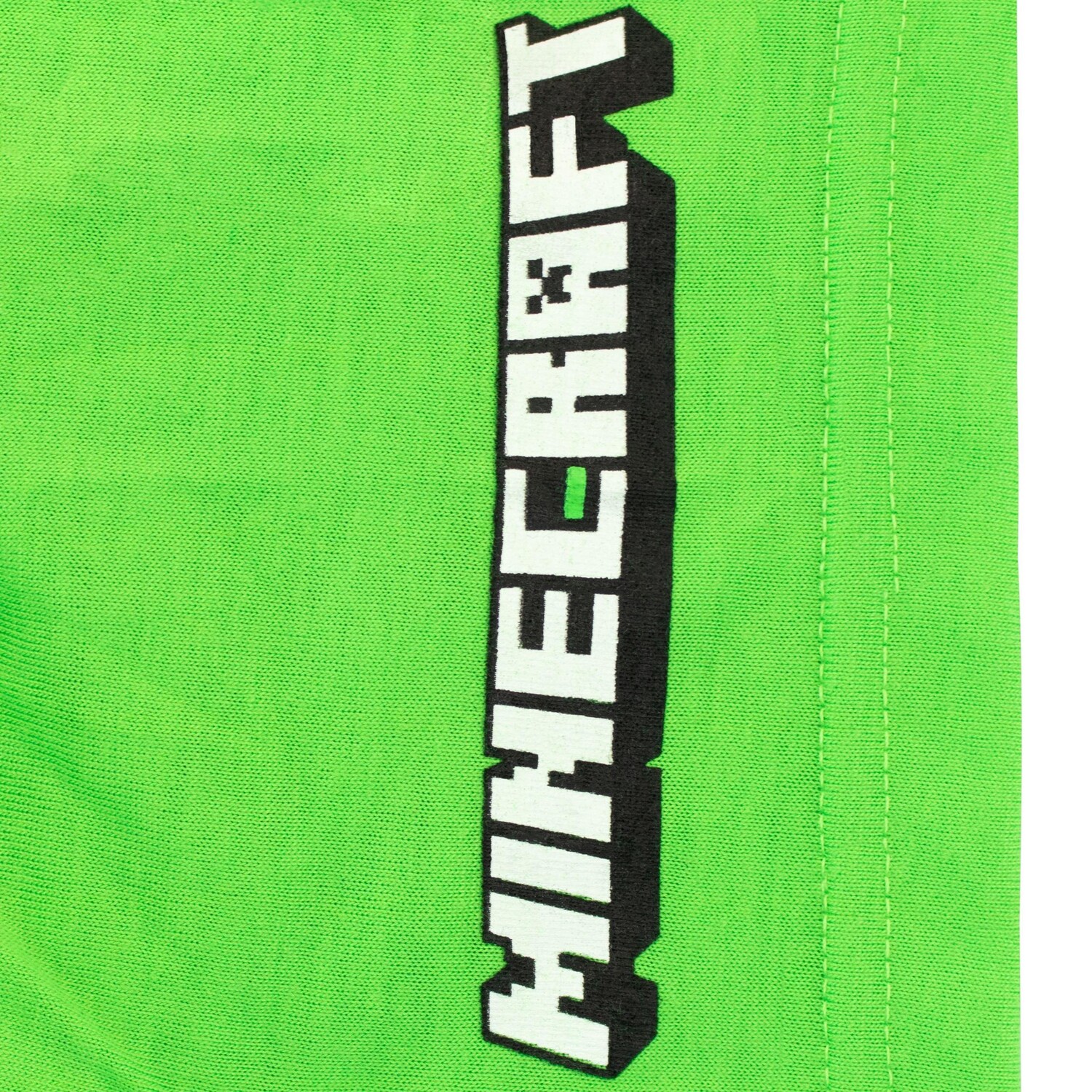 Игровая ночная рубашка Creeper с короткими рукавами Minecraft, зеленый — фото 3