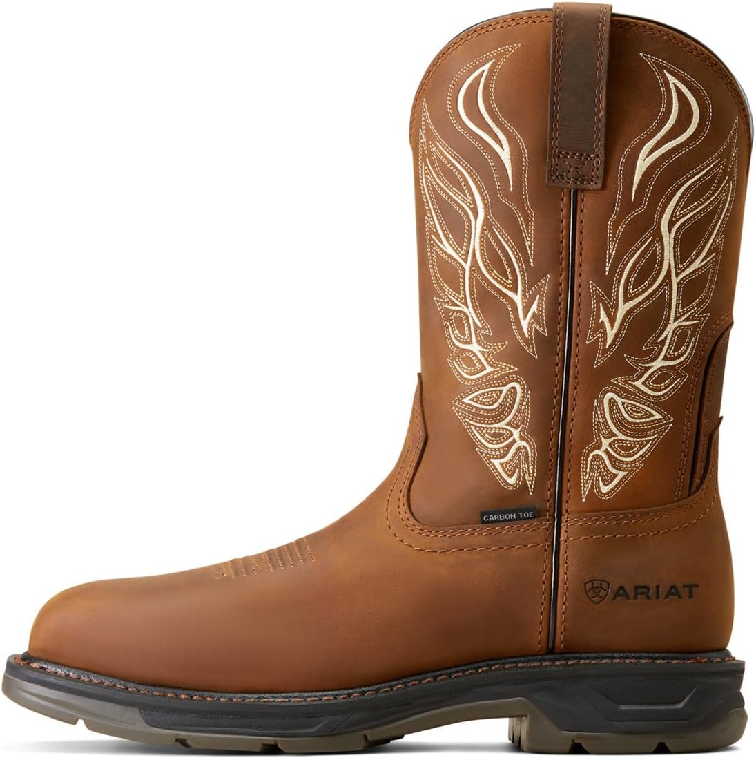 Мужские ботинки Ariat Workhog Xt Phoenix с защитным носком из углеродного волокна, коричневый — фото 2