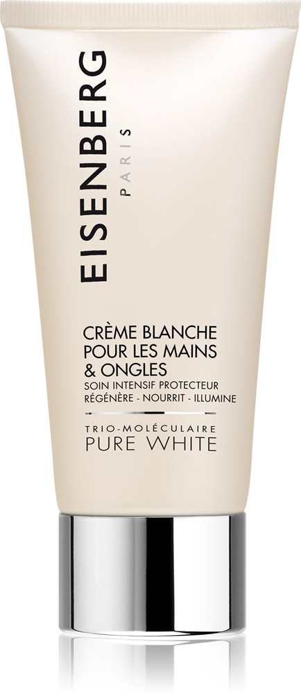 

Осветляющий крем для рук Pure white crème blanche pour les mains & ongles для коррекции темных пятен Eisenberg, 75 мл