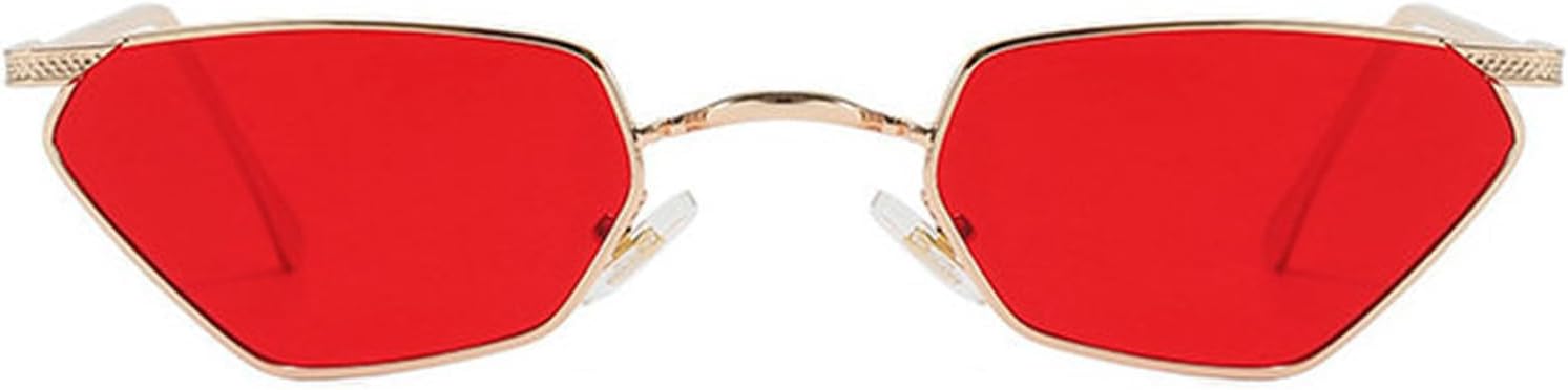 

Солнцезащитные очки Willochra Polygon Metal для женщин, винтажные, «кошачий глаз», роскошные, для мужчин, в стиле панк, очки для вождения, защита от ультрафиолета UV400, C3