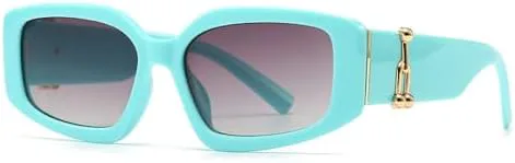 

Винтажные солнцезащитные очки для женщин 2026 года, квадратные, модные мужские солнцезащитные очки UV400, ретро-солнцезащитные очки для мужчин MTZJH, C5 Blue Grey