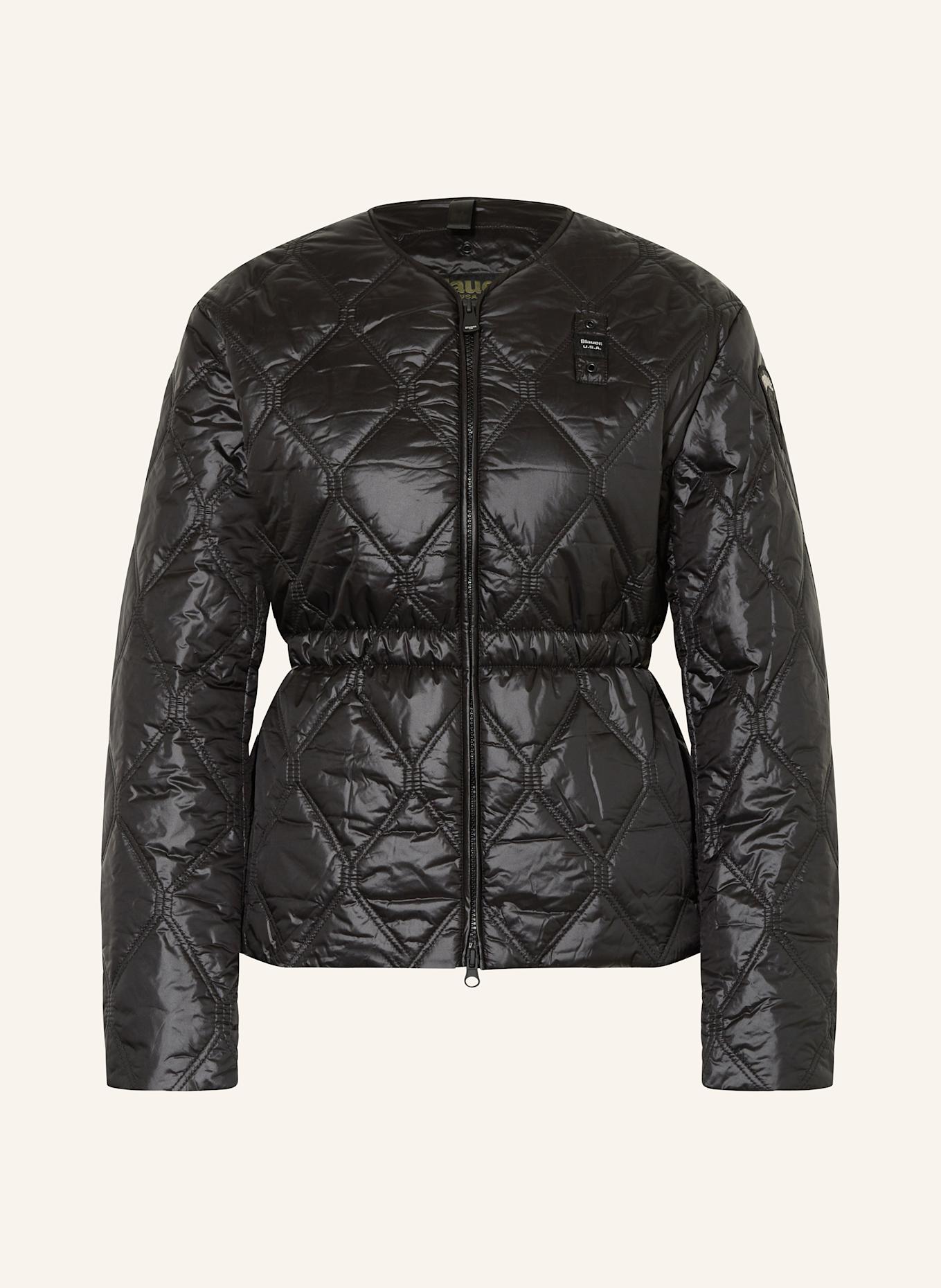 

Стеганая куртка тафта Blauer, черный