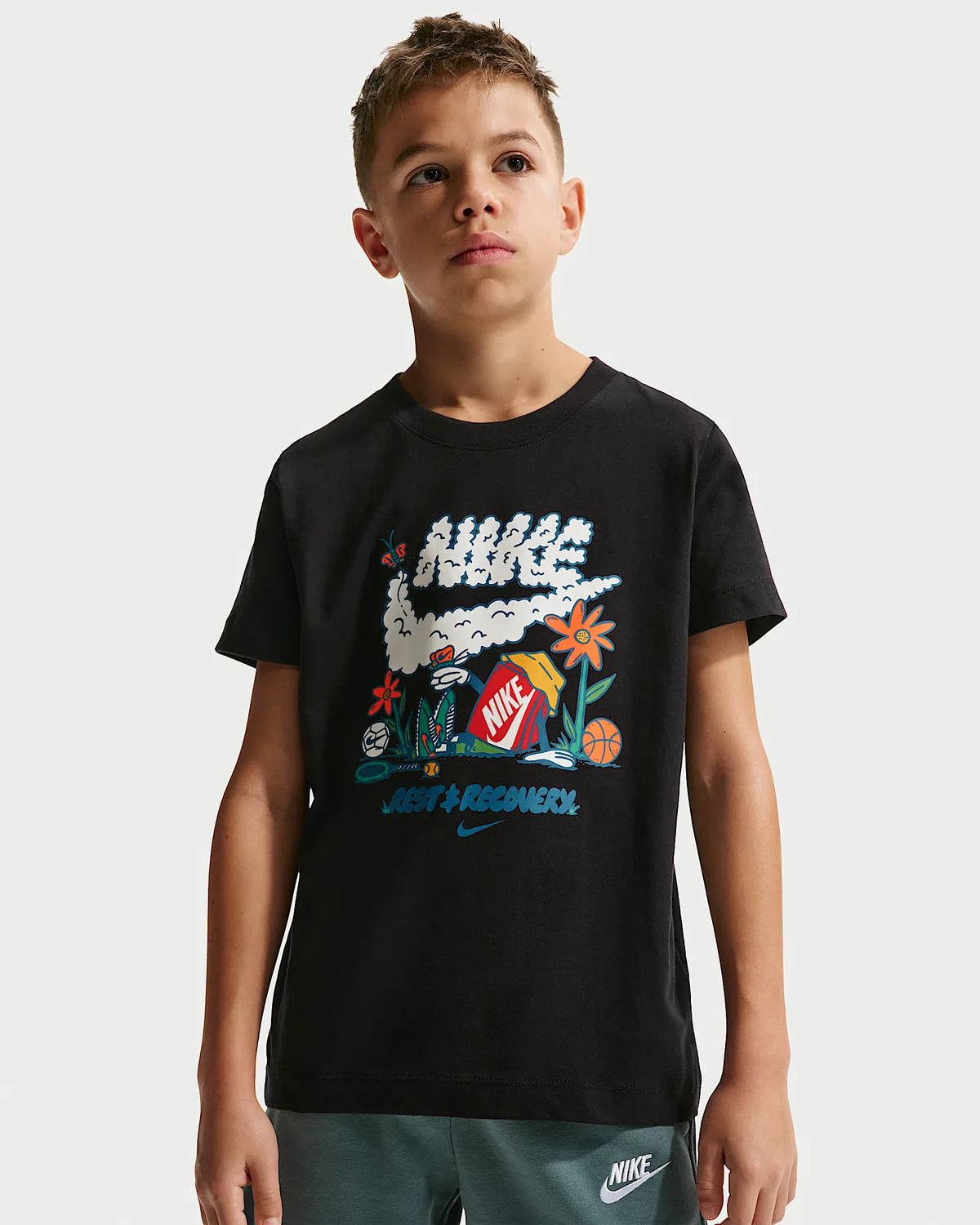 Детская футболка Nike Sportswear, Black