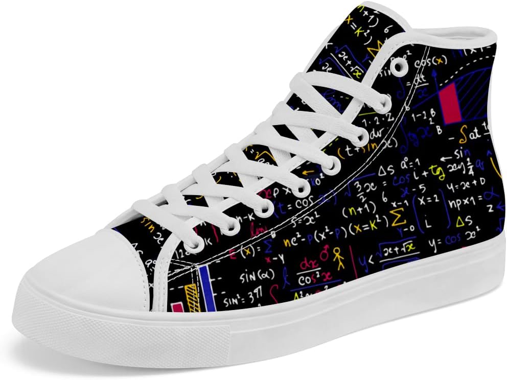 

Кеды Chebing Math высокие на подошве из ткани, высокие кроссовки с шнуровкой, повседневная обувь для мужчин и женщин, синий