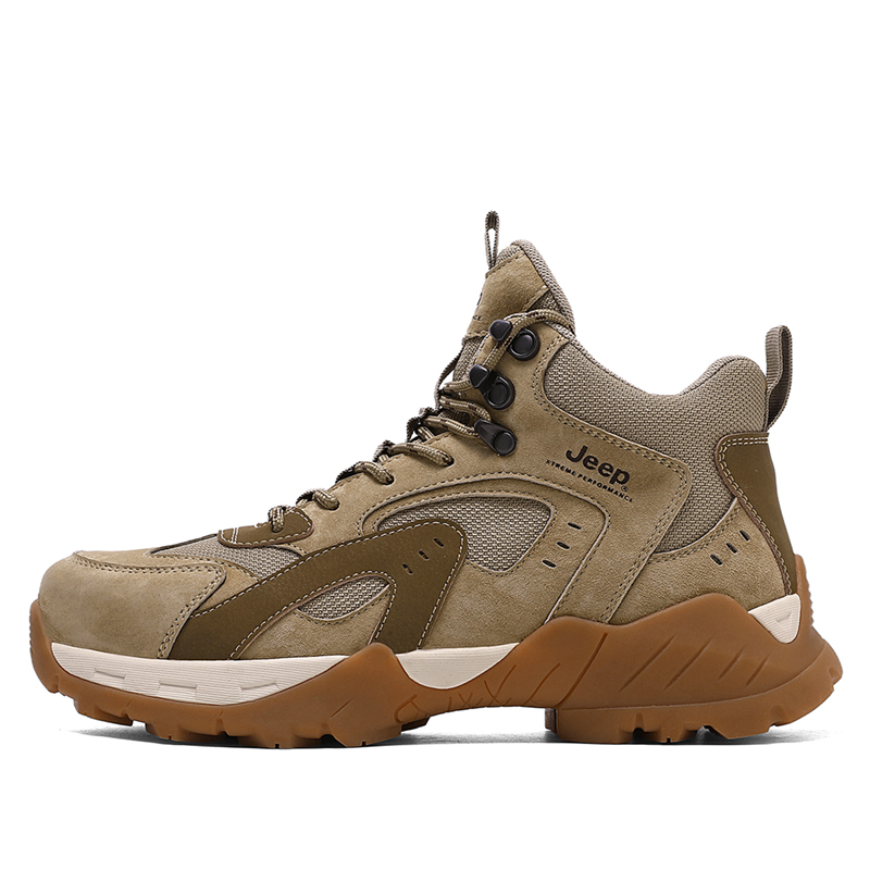 

Высокие походные ботинки Jeep мужские, цвет хаки