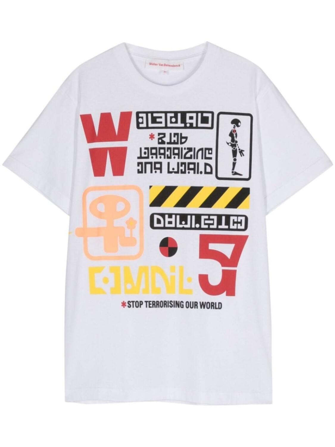 

Walter Van Beirendonck футболка Electric-T, белый