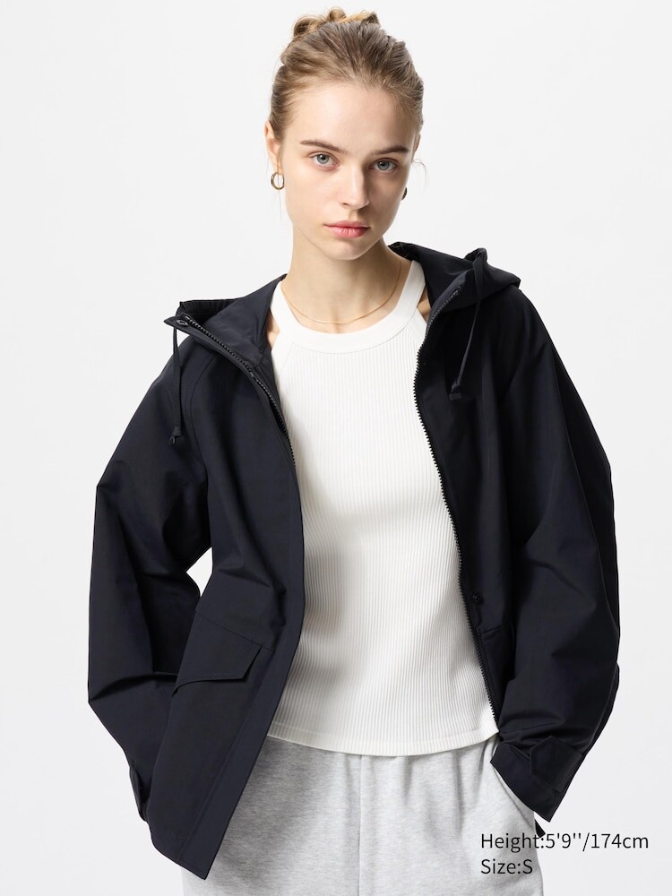 

Парка из хлопковой смеси Uniqlo, цвет 09 черный