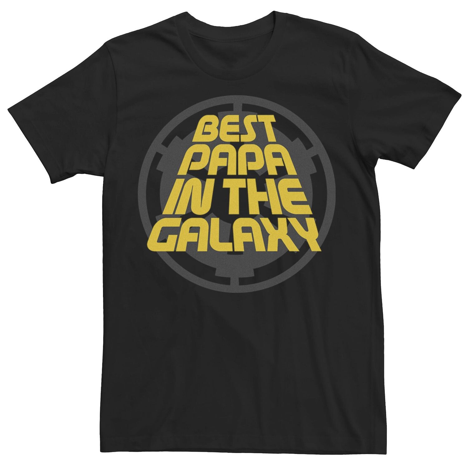 

Мужская футболка с логотипом Star Wars Rebel Best Papa in the Galaxy Licensed Character