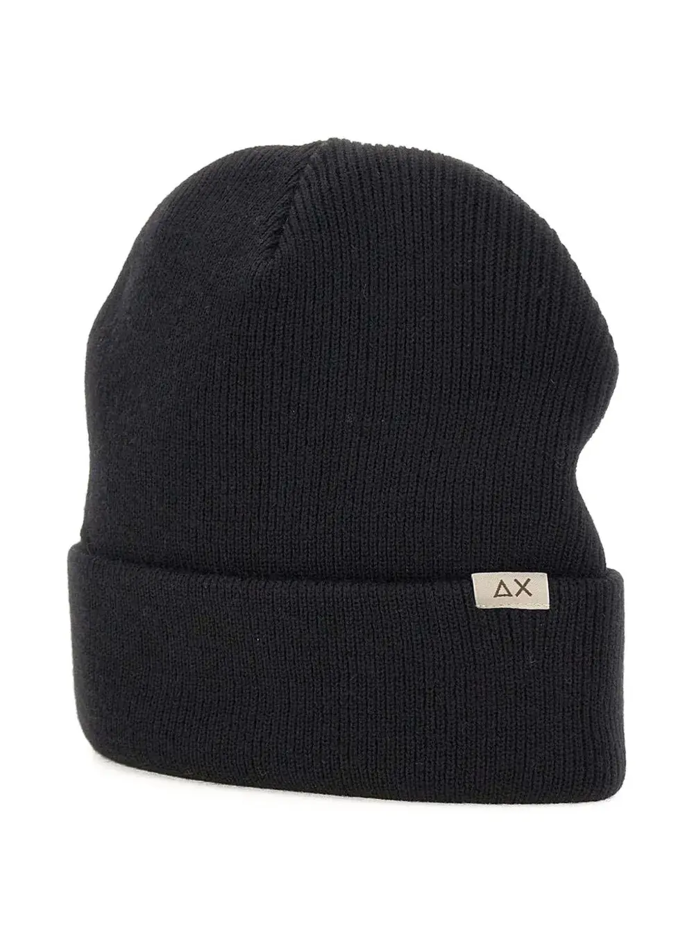 

Шапка из шерстяного смешанного материала в рубчик Sun68, черный