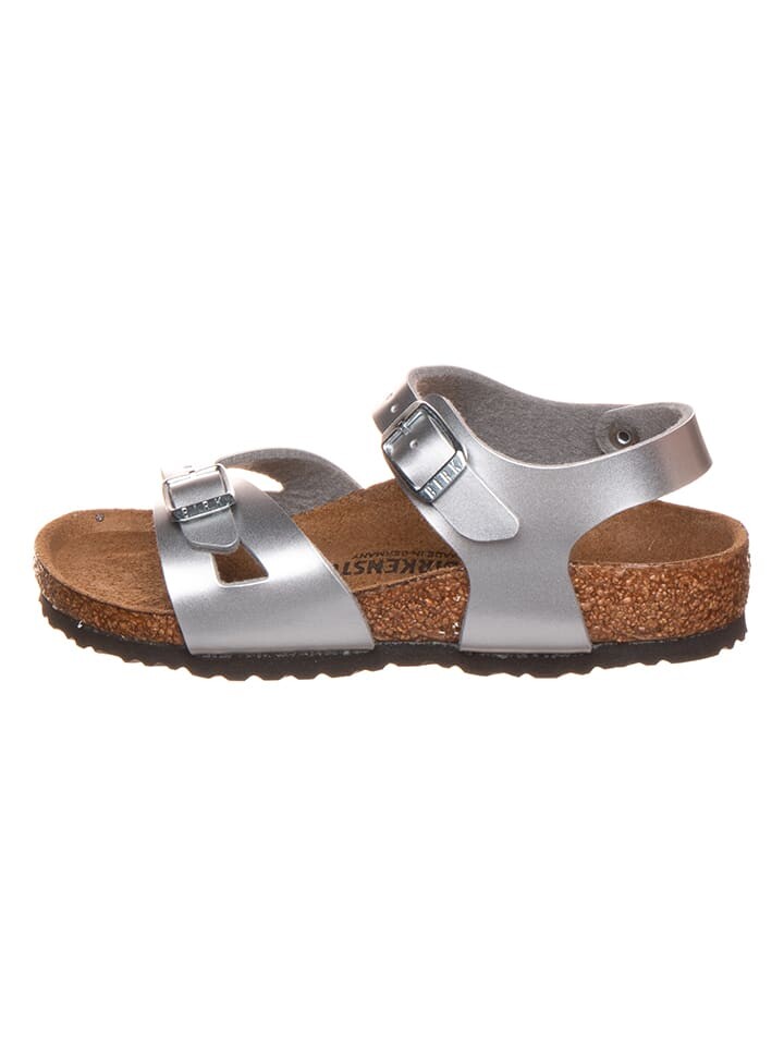 Классические босоножки Birkenstock, серебряный