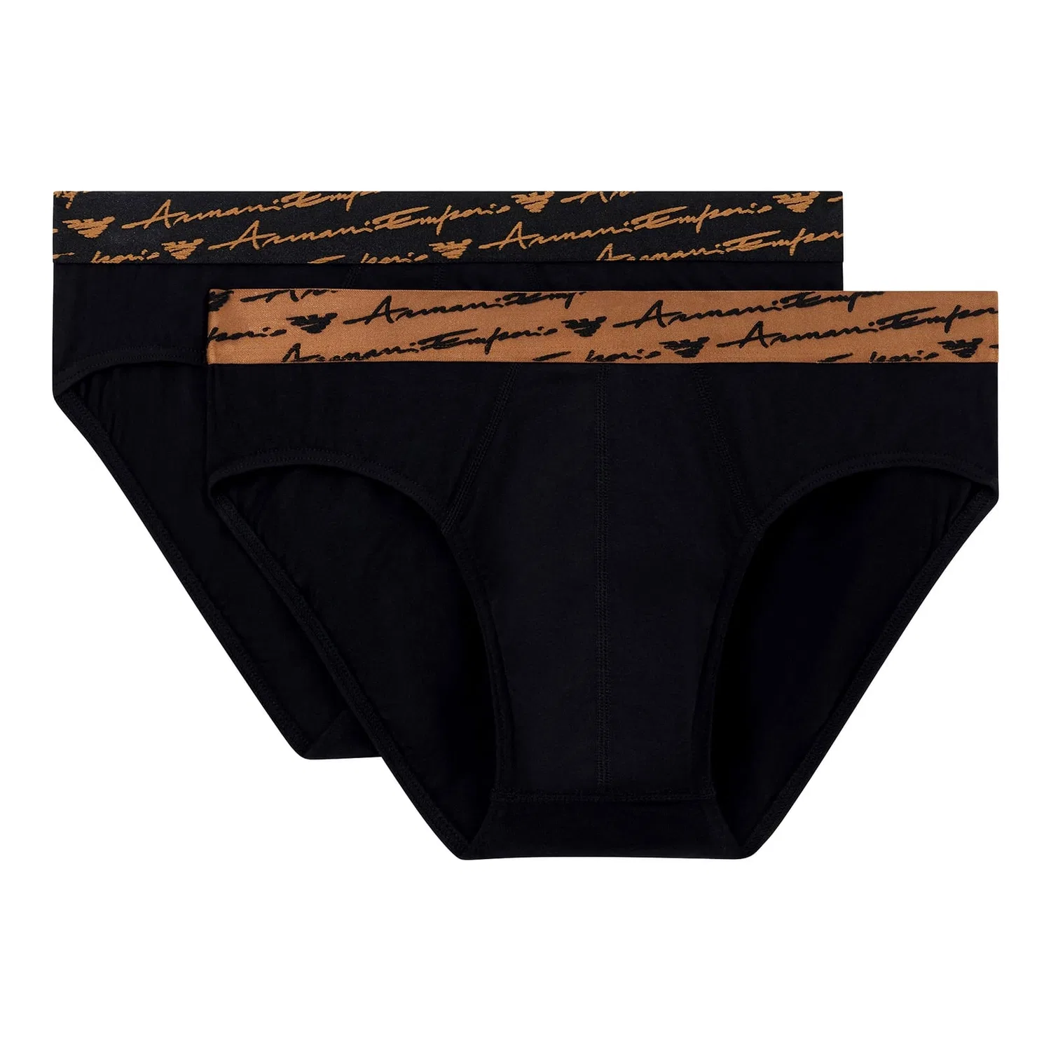 Слипы 2 шт., Emporio Armani, черный