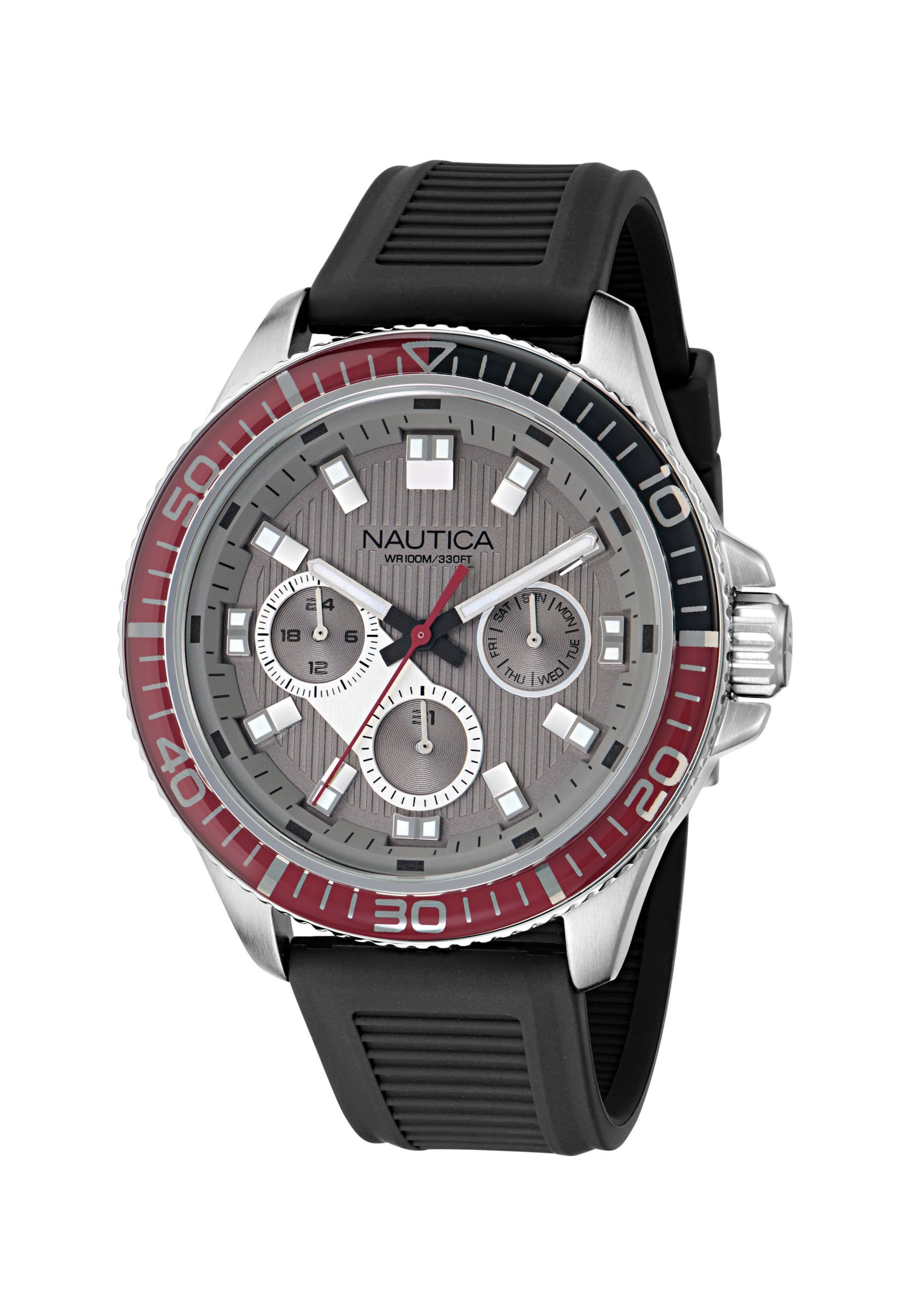 

NAUTICA Аналоговые часы 'Windrose' в черном цвете