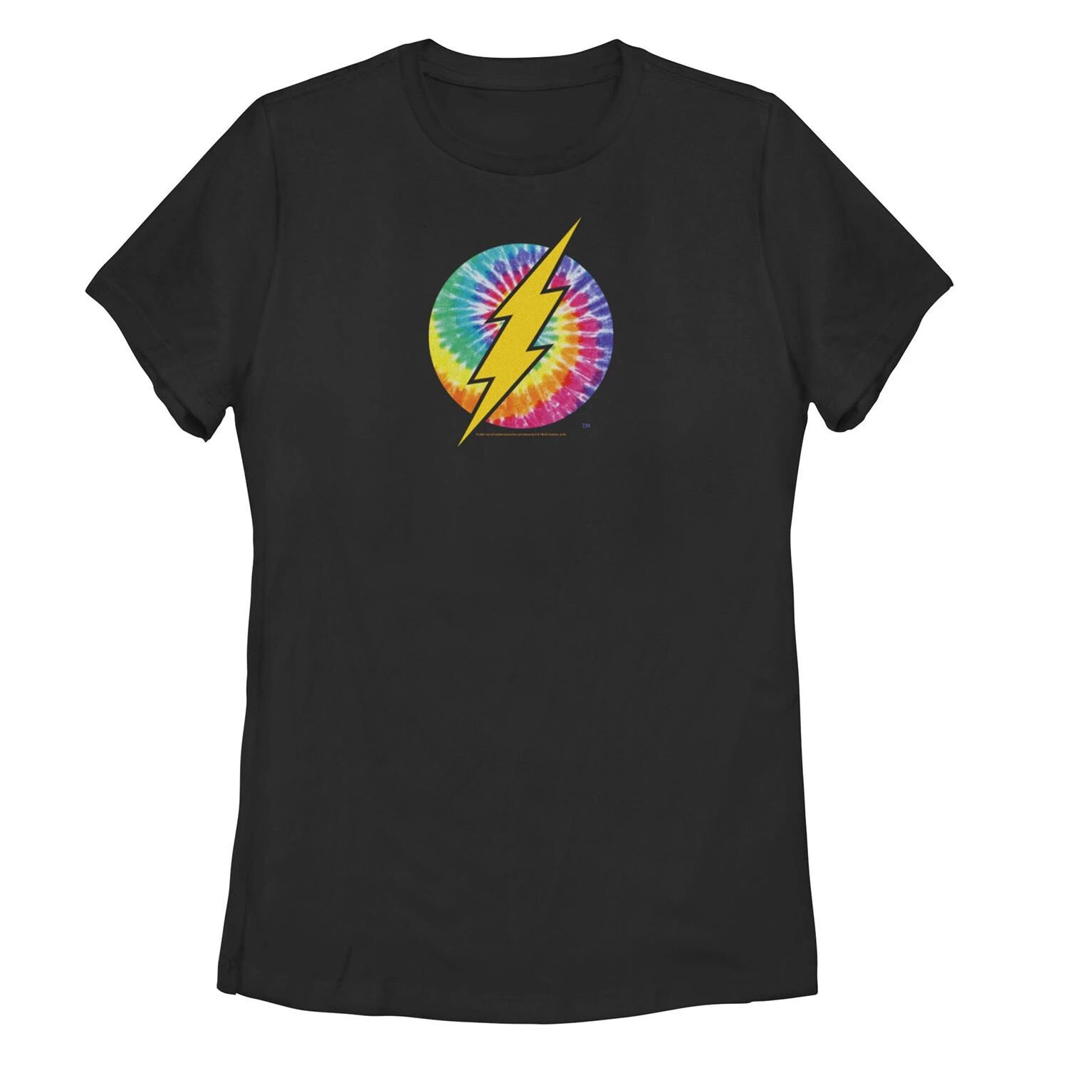 

Детская футболка с графическим логотипом DC Comics Flash Tie Dye Licensed Character