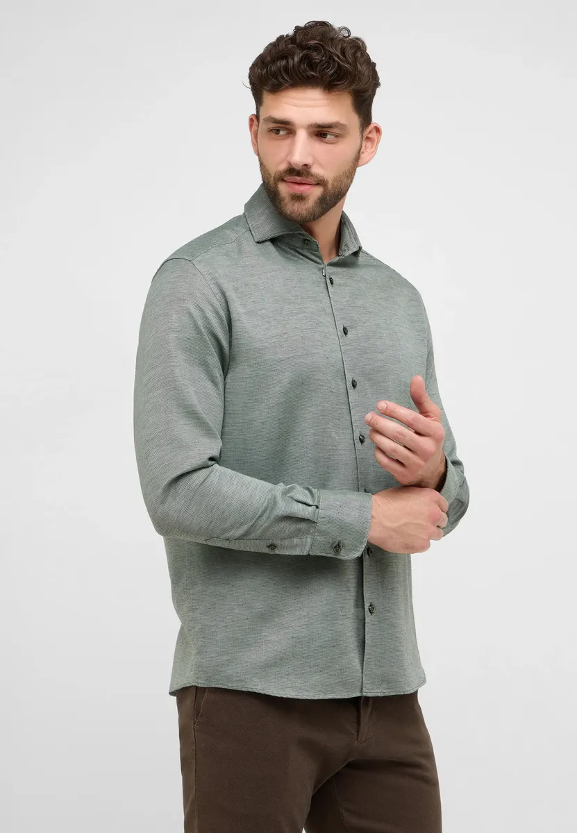 

Рубашка Eterna с длинными рукавами "COMFORT FIT", зеленый