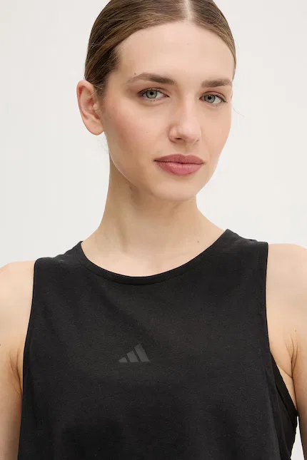 Топ тренировочный без рукавов Motion Essentials Adidas Performance, черный — фото 4