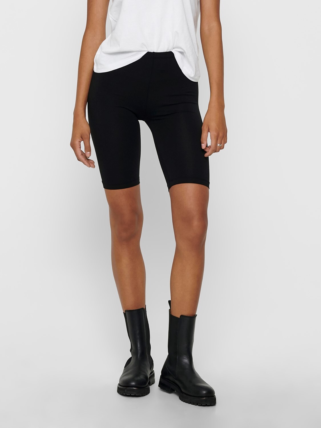 

Леггинсы ONLY Shorts 2 er Stück Pack Fitness Radlerhose ONLLIVE, черный