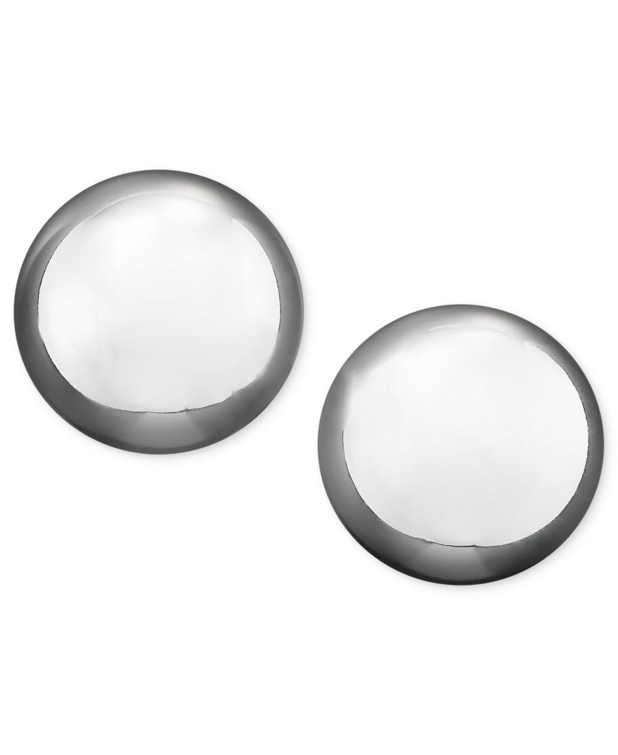 

Серьги-гвоздики с металлическими бусинами (10 мм) Lauren Ralph Lauren, Silver