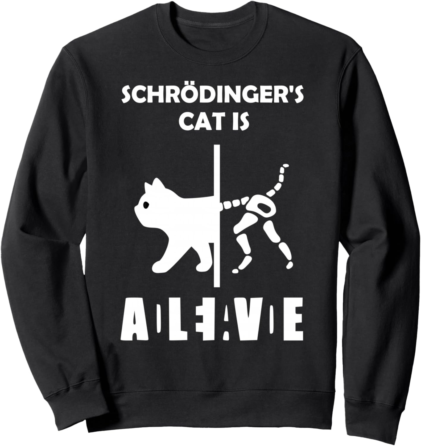 

Толстовка Schladinger Cat - Dead Live - Physical Nerd Schrodinger'S Cat Gift - Dead Or Alive, черный