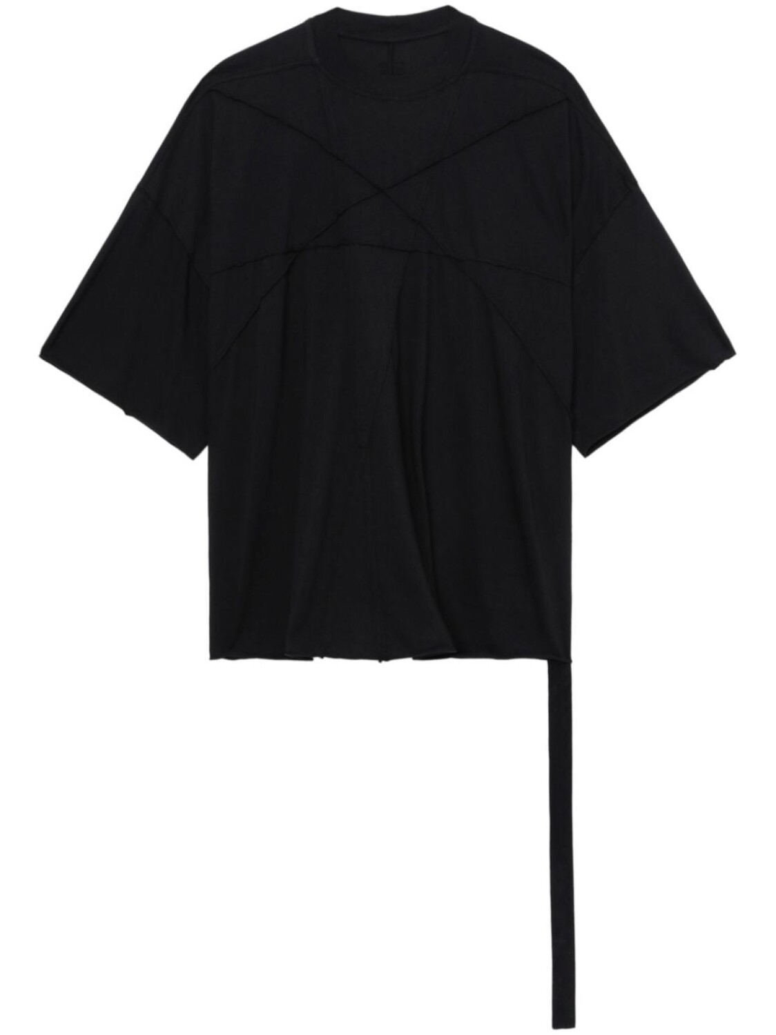 

Футболка оверсайз из органического хлопка Rick Owens DRKSHDW, черный