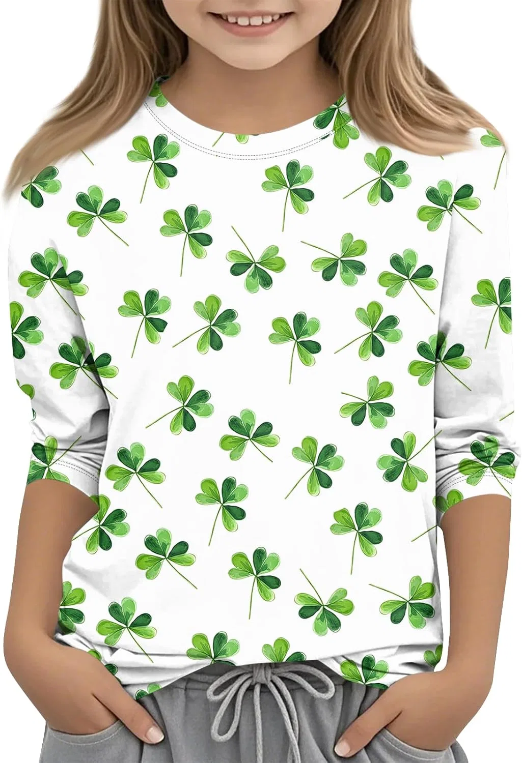 Футболка с принтом, оверсайз, Generic, 1-light Green