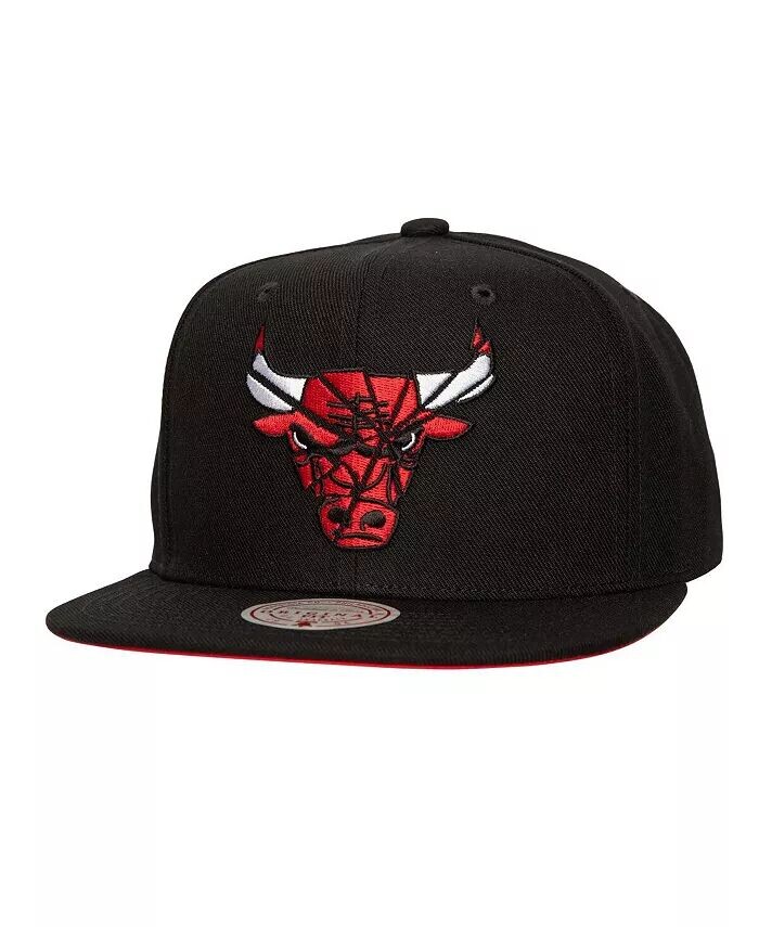

Черная мужская кепка Chicago Bulls Shatter Snapback Mitchell & Ness, черный