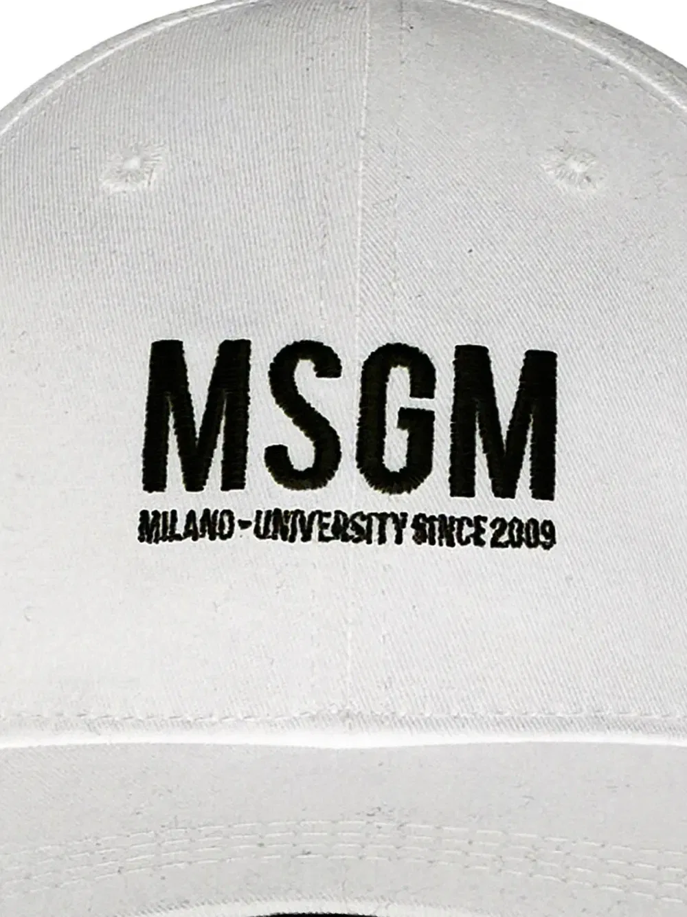 Бейсболка с вышитым логотипом Msgm Kids, белый — фото 4