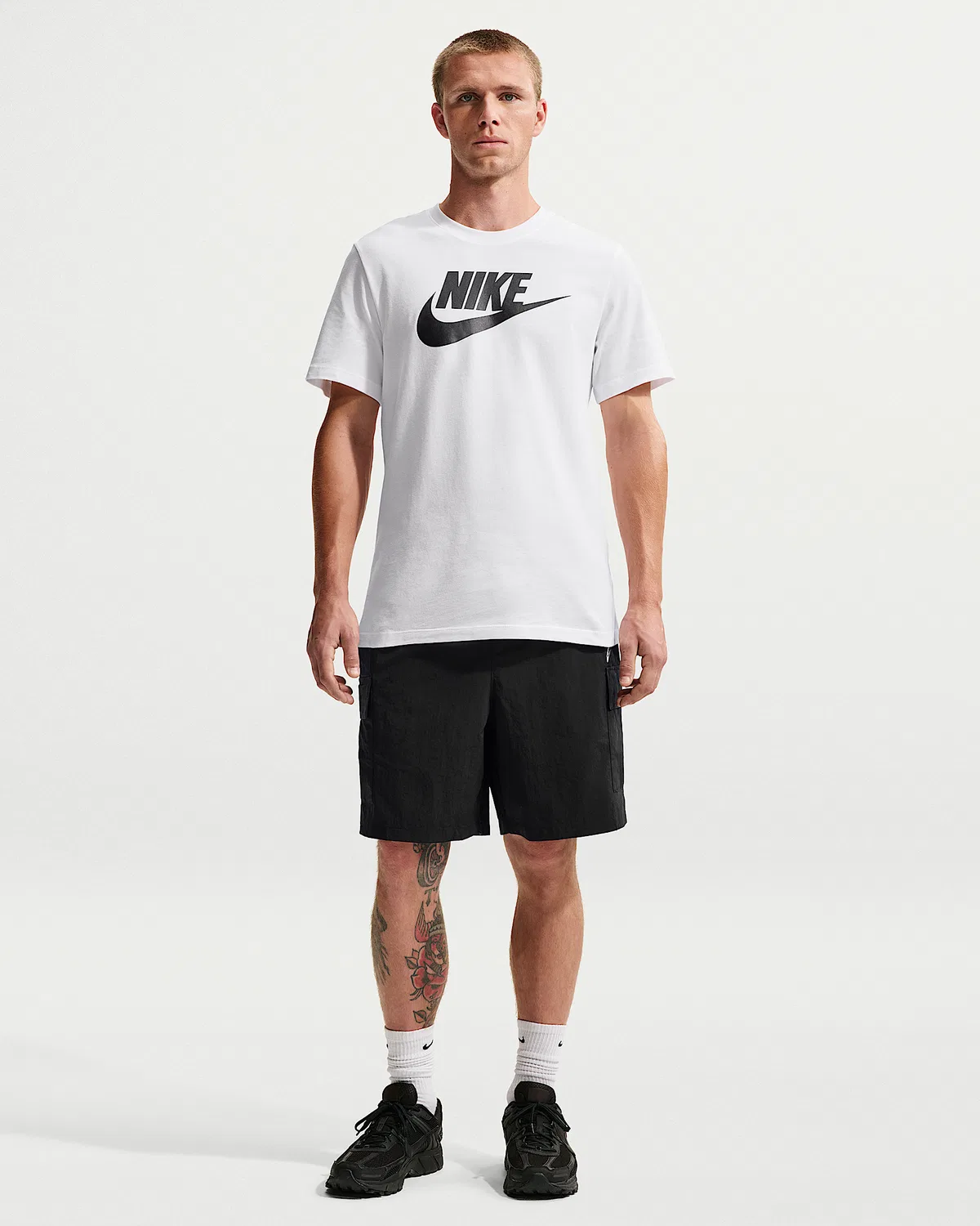 Мужская футболка Nike Sportswear, White/Black — фото 4