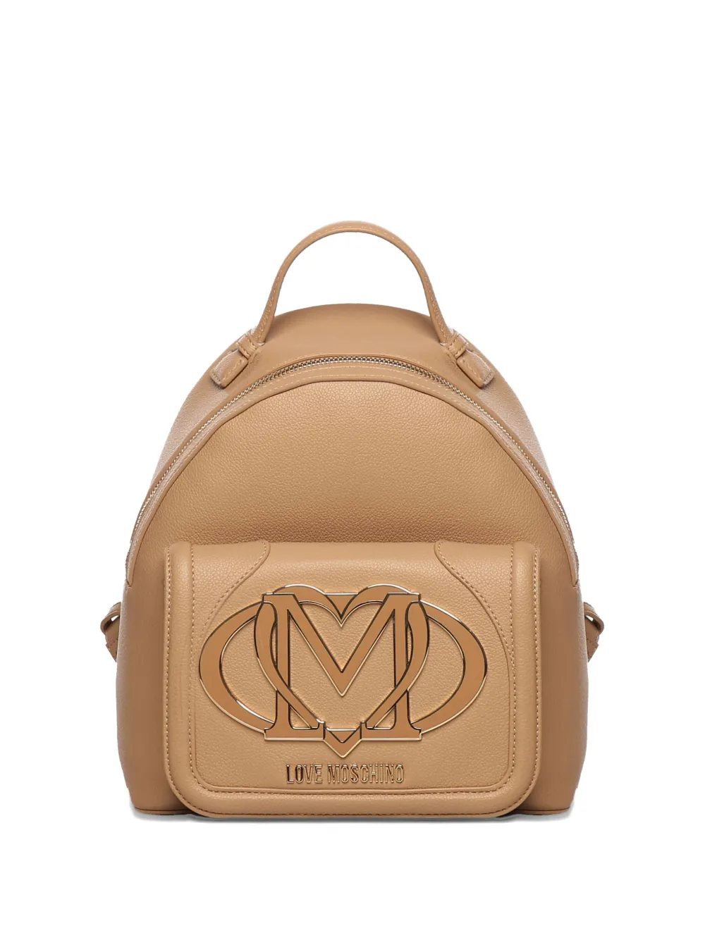 

Рюкзак с логотипом Love Moschino, коричневый