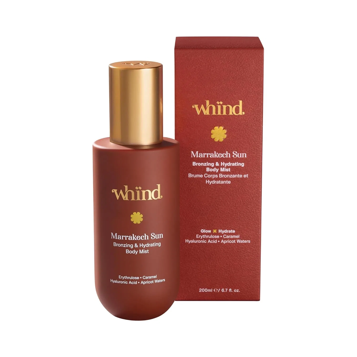 Спрей-автозагар «Marrakech Sun Bronzing & Hydrating Self Tanning Body Mist» от whind Whind, Body
