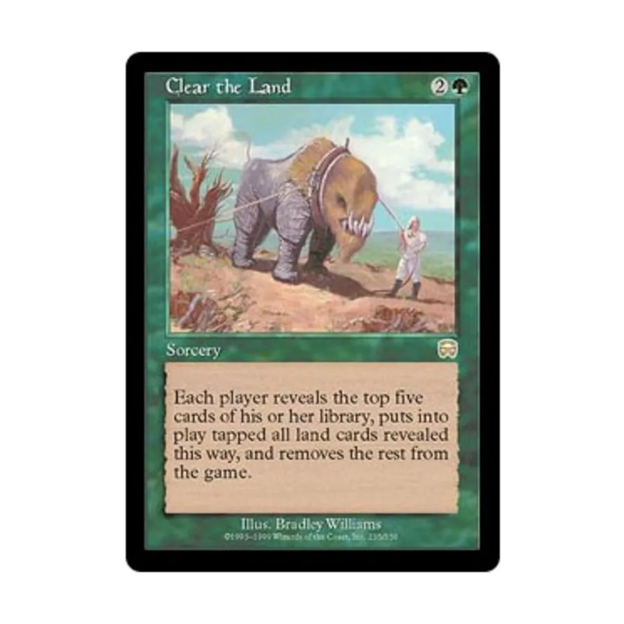 

CCG Очистить землю (R), MTG - Mercadian Masques