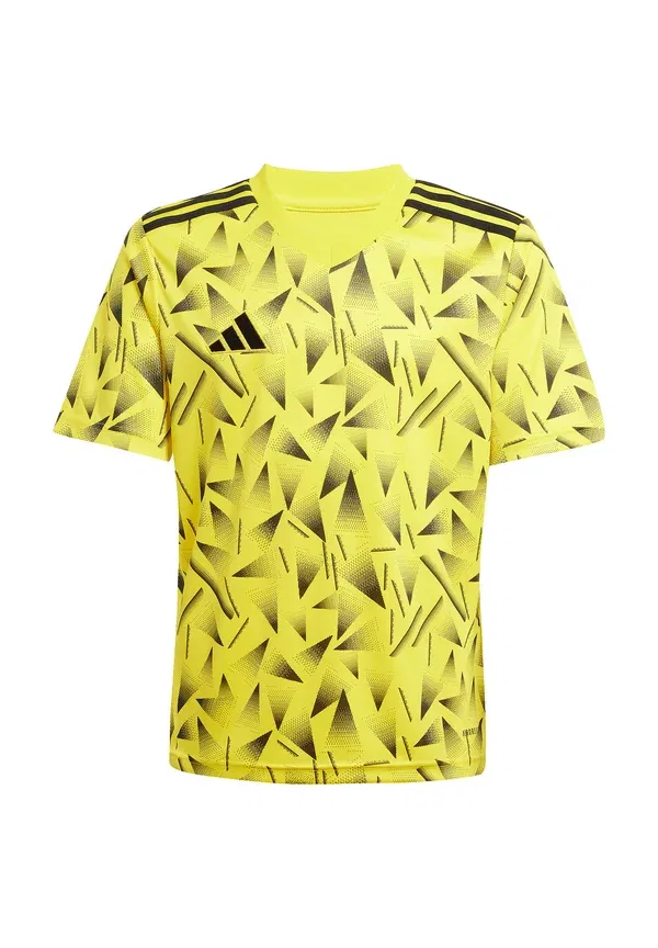 Футболка спортивная Adidas Performance, желто-черная — фото 4