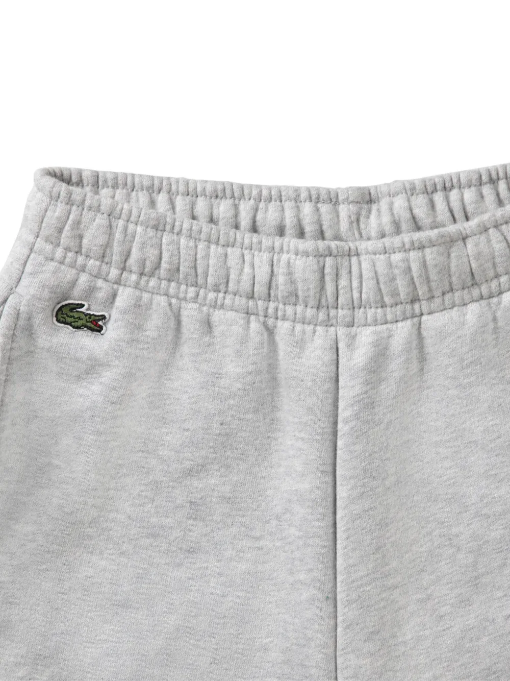 Спортивные шорты на шнуровке с вышитым логотипом Lacoste Kids, серый — фото 4