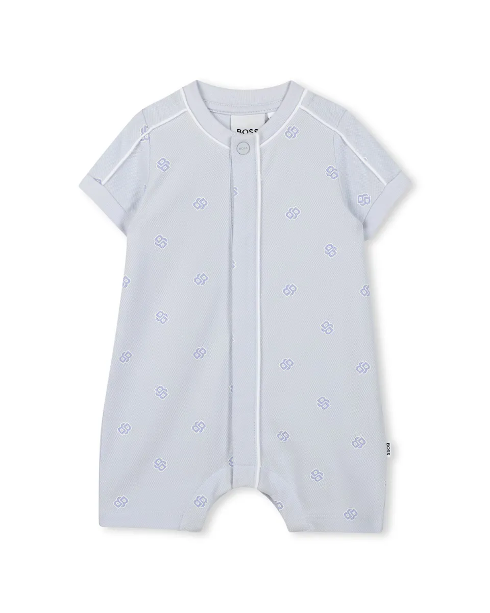 

Комплект для мальчика в синем цвете с короткими рукавами BOSS Kidswear, голубой