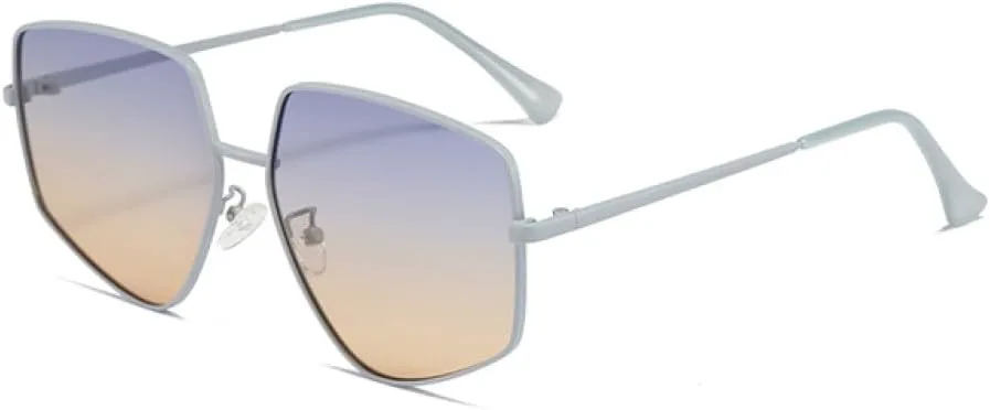 

Поляризованные солнцезащитные очки, аксессуары для женщин, очки для активного отдыха, мужские очки Polygon UV400, металлическая большая оправа LANGSER, 2.blue Brown