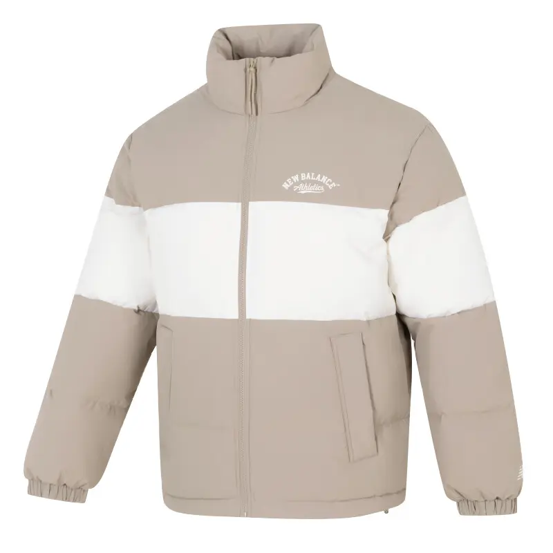 

New Balance Куртка пуховая мужская коричневая, Brown